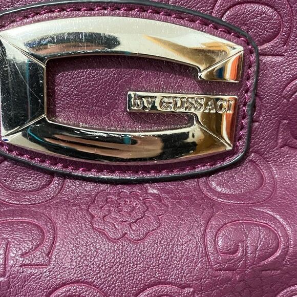 Purple leather gussaci bag - Picture 3 of 10
